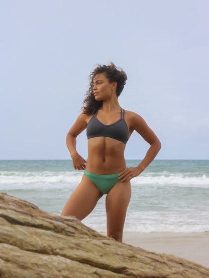 TAZZIE TOP || Carbon